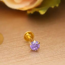Malabar Gold and Diamonds 22k Gold Nosepin for Women-picture-6