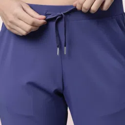 Enamor Blue Relaxed Fit Trackpants image 5