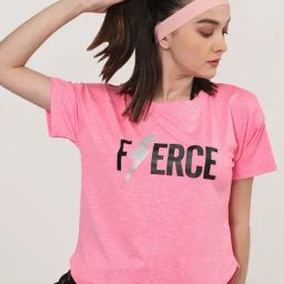 Chkokko Pink Printed T-Shirt-picture-32