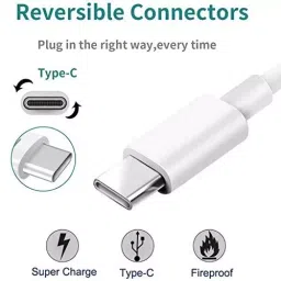 FEDUS Dual Port Rapid Car Charger with Quick Charge 3.1 Amp With Type-C USB Cable image 5