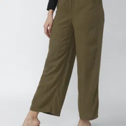 Van Heusen Green Mid Rise Pants image 3