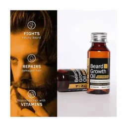 Ustraa Ayurvedic Cold Pressed Oil - 200 ml & Beard Growth Oil Advanced - 60 ml image 5