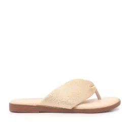 Carlton London Women's Cream Casual Sandals image 3