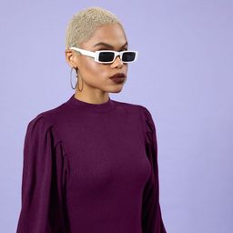 Roadster Women Charming Purple Solid Jumper Dress-picture-35