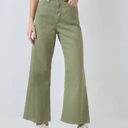 Spykar Green Cotton Loose Fit Jeans-image-62