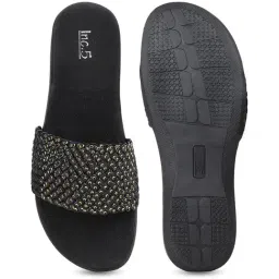 Inc.5 Women's Black Casual Sandals image 4