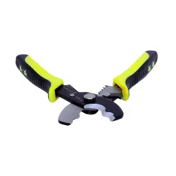 Jon Bhandari 7.5 inch Carbon Steel PVC Rubber Handle Wire Stripper Cutter, JB-M-04 image 2