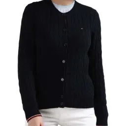 TOMMY HILFIGER Navy Blue Cotton Sweater-image-23