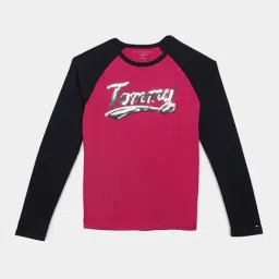 Tommy Hilfiger Pink Cotton Regular Fit Embellished T-Shirt-picture-22