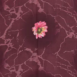 Ambuja International Floral Printed Embellished Georgette Saree With Unstitched Blouse image 5