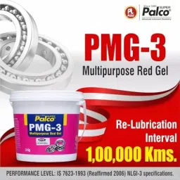 Palco PMG-3 Grease NLGI-3 DP 190 API 3 Kg Crimson Red Gel image 5