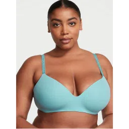 victoria's secret intimates Victoria's Secret Women Blue The T-shirt Lightly Lined Micro-Rib T-shirt Bra-picture-38