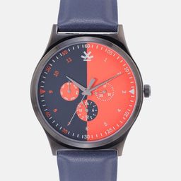 WROGN Men Brass Printed Dial & Leather Straps Analogue Multifunction Watch-picture-36