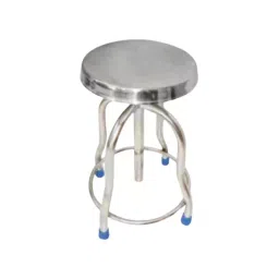 11 Enterprises Full Stainess Steel 4 Leg Revolving Stool 11E -072-image-42