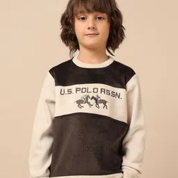 U.S. Polo Assn. Kids Boys Colourblocked Sweatshirt-picture-20
