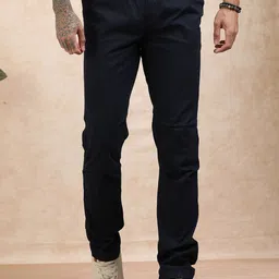 RIGS AND RAGS Men Relaxed Straight Leg Easy Wash Joggers Trousers-picture-35