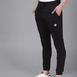 WROGN Men Black Slim Fit Joggers image 1