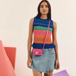 MIRAGGIO Pink Amy Micro Sling Bag (S)-image-44