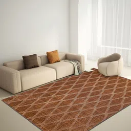 Welspun Brown Geometric Printed Anti-Skid Carpet-picture-28