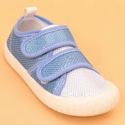 Cute Walk by Babyhug Velcro Closure Colour Block Casual Shoes - Blue image 2