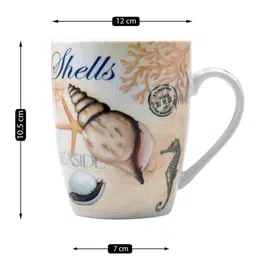 Kookee Printed Ceramic Coffee or Tea Mug with handle - 325ml (BPM3403-D) image 5