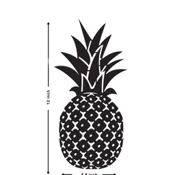 Art Street Black Pineapple Wall Decor image 4