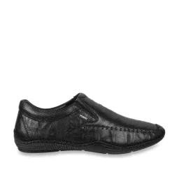 Mochi Men's Black Casual Loafers image 1