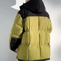 Mast & Harbour Men Colourblocked Lightweight Puffer Jacket image 5