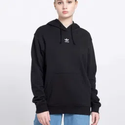 Adidas Originals Black Cotton Hoodie image 1