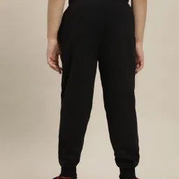 Kidsville One Piece Printed Regular Fit Black Joggers For Boys image 2