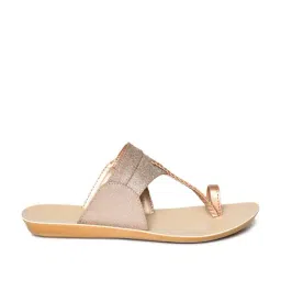 Aurelia Women's Rose Gold Toe Ring Sandals-picture-35