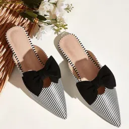 Shoetopia Women's Black Mule Shoes-image-62