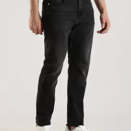 Calvin Klein Jeans Black Cotton Slim Fit Jeans image 4