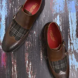 Cobblerz Men's Coffee Monk Shoes image 1