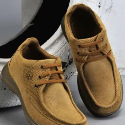 Woodland Men's Camel Derby Shoes image 1