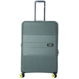 National Geographic Cavern Khaki Textured Hard Large Trolley Bag - 31 Cms image 1