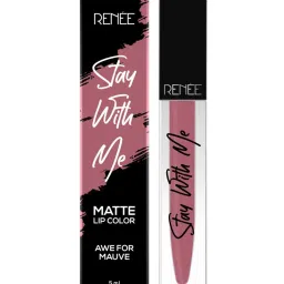 Renee Stay With Me Matte Lip Color Awe For Mauve - 5 ml image 1