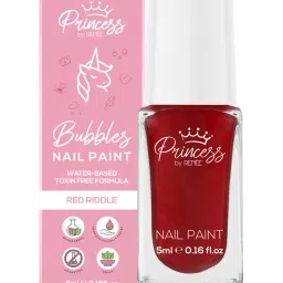 Princess By RENEE Bubbles Nail Paint Red Riddle - 5 ml image 1