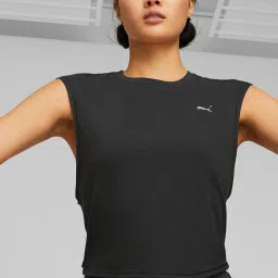 Puma Black Regular Fit Training Top image 1