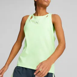 Puma Green Regular Fit Tank Top image 1