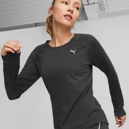 Puma Black Regular Fit Sports T-Shirt image 1