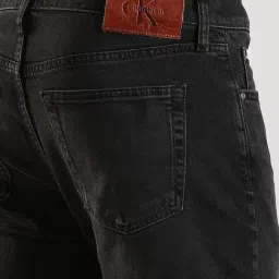Calvin Klein Jeans Black Cotton Slim Fit Jeans image 5