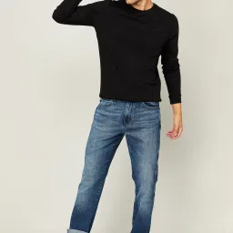 Fame Forever by Lifestyle Black Cotton Regular Fit Sweatshirt image 4