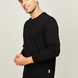 Fame Forever by Lifestyle Black Cotton Regular Fit Sweatshirt image 3