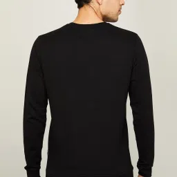 Fame Forever by Lifestyle Black Cotton Regular Fit Sweatshirt image 2