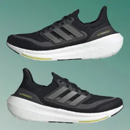 Adidas Men's ULTRABOOST 23 Black Running Shoes image 1