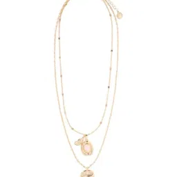 Signature Miriam Molten Stone Drop Necklace-image-63