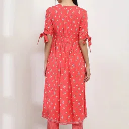 Rangriti Coral Printed Kurtas image 2