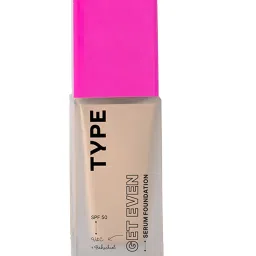 TYPE BEAUTY Get Even SPF 50 PA++++ Serum Foundation Vanilla - 30 ml image 1