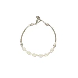 Sri Jagdamba Pearls Unique 1 Line Pearl Bracelet for Women & Girls image 2